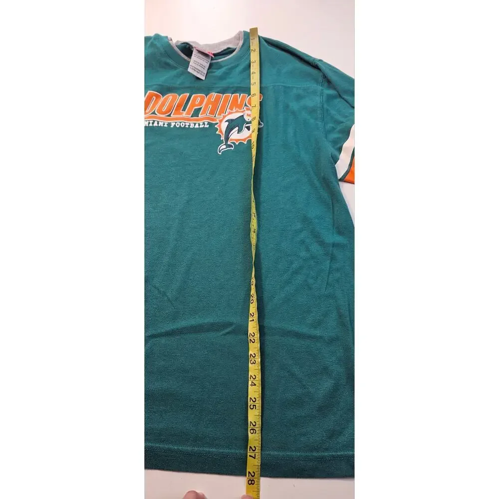 Boys youth vintage Miami dolphins long sleeve t shirt sz XL (18-20) game day top